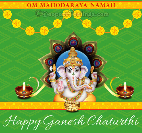 Ganesh Chaturthi Greetings, Wishes Images for Whatsapp 2023